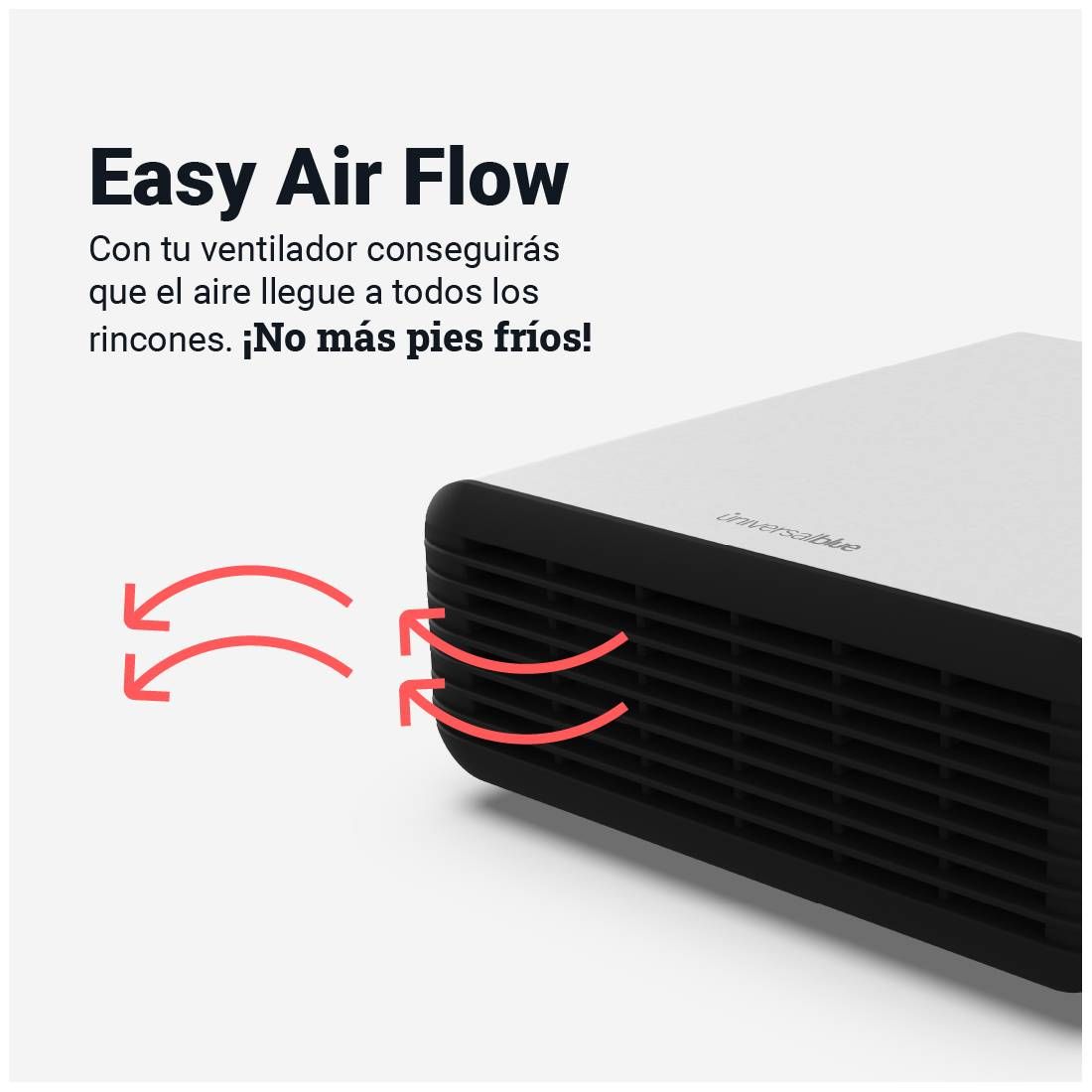 CALEFACT. U.BLUE WAKAMA 4020W 2000W HORIZ.BLANCO